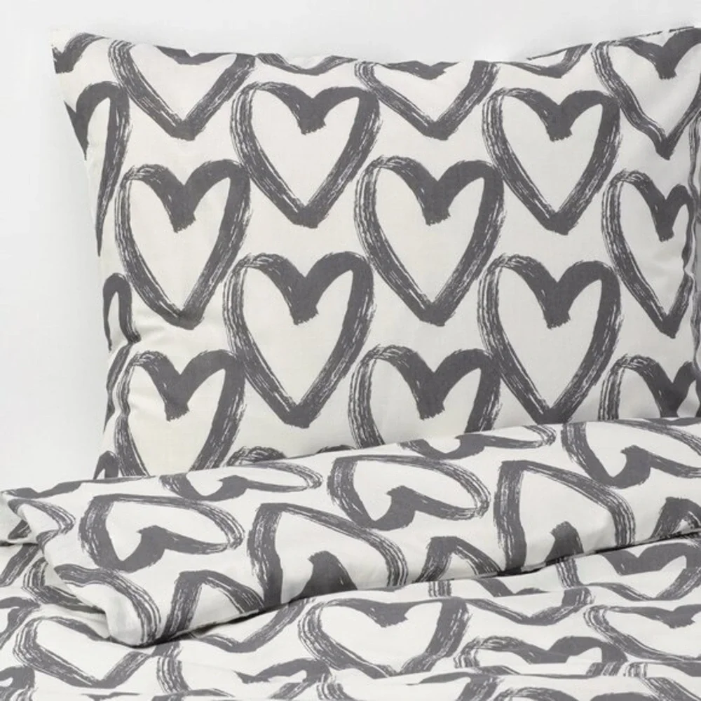 Twin Heart Pattern ikea Duvet Cover